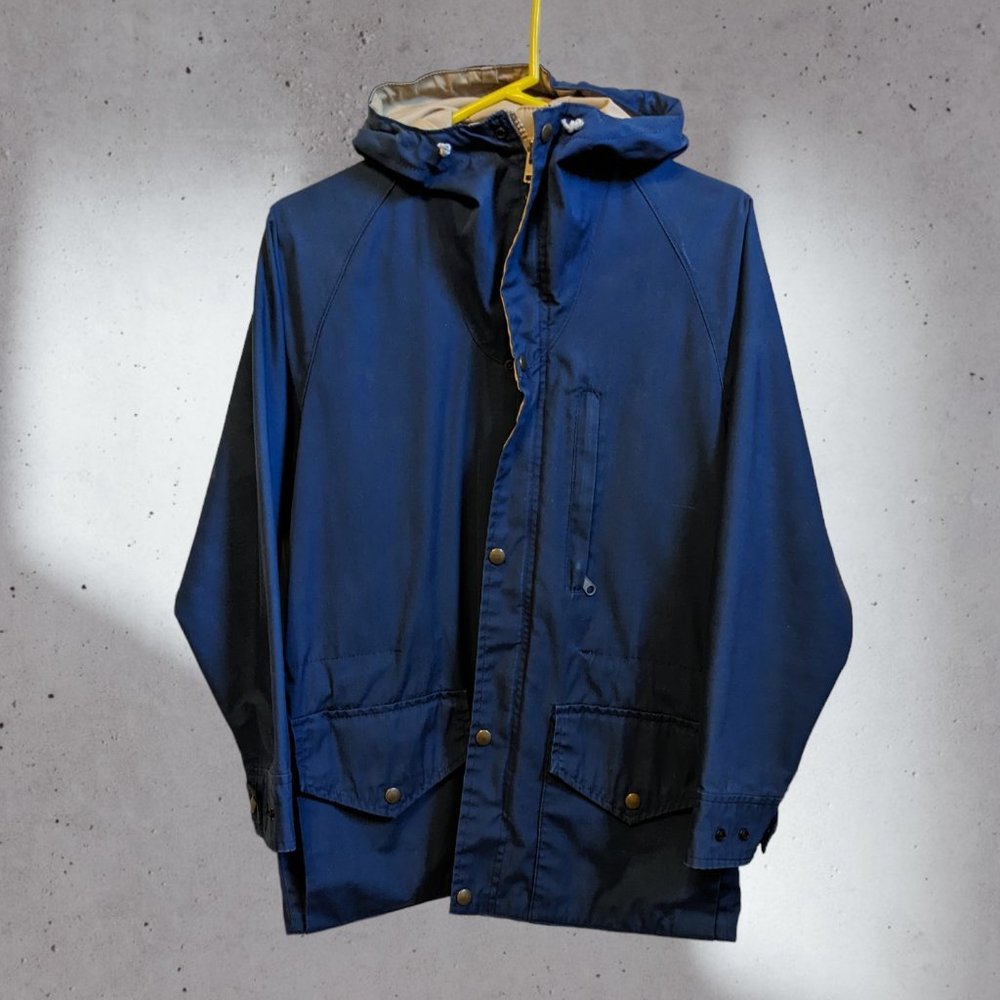 Vintage Back to Basics Anorak Utility Jacket Hood Perfect for All Seasons